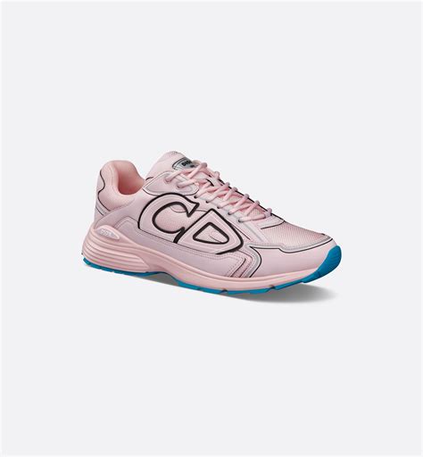 dior pink velvet sneakers|Dior chrono sneakers.